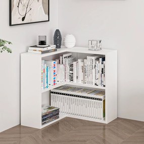 Adel könyvespolc, fehér, 60×60 cm – TR506MNR1536
