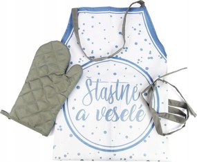 Aranyos Konyhai Kötény Szett Konyhai Védőkesztyű Universal Méret