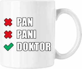 Doktor bögre humorérzékkel fehér 330ml