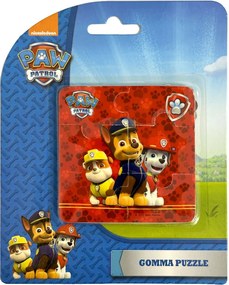 Mancs Őrjárat Red puzzle radír szett