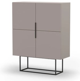 Szürkésbézs szekrény 100x130 cm Titan – Marckeric