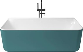 Kivu Wall kád_80x175_Turquesa Metallic/Blanco Brillo