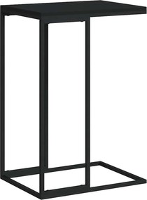 vidaXL fekete szerelt fa kisasztal 40 x 30 x 59 cm