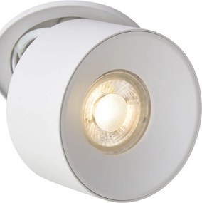Modern beépíthető spotlámpa fehér GU10 50mm - Echo