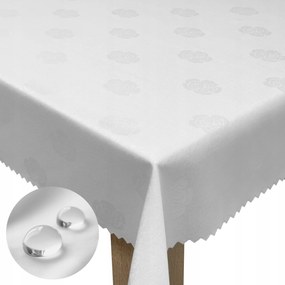 Abrosz Foltálló Fehér Vastag Lengyel Rózsa Virágok 140x170