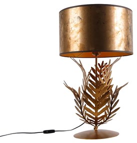 Vintage asztali lámpa, bronz árnyalattal - Botanica