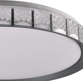 Polux NINA 328823 Süllyesztett mennyezeti lámpa 1x72W/LED 3000K-4000K-6000K 8000lm IP44