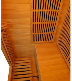 Sauna DeLuxe 3003 Carbon, világosbarna