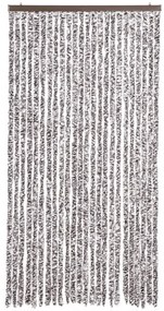 barna és bézs zsenília rovarfüggöny 100 x 230 cm