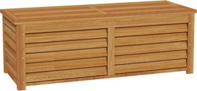 Outsunny Kerti Tároló Rúgós Szekrény 176L Fából Fogantyúval, dim: 130L x 50W x 45H cm | Aosom