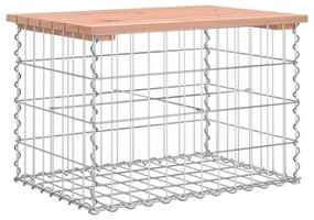 tömör duglászfenyő gabion kerti pad 63x44x42 cm