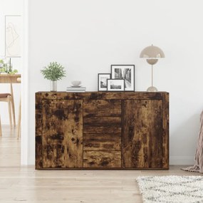 Széfdoboz Füstölt tölgy Szerelt fa 120 x 36 x 69 cm Széfdoboz