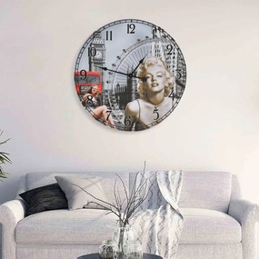 szüreti falióra 60 cm
