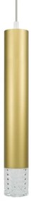 Csillár zsinóron TUBI 1xGU10/8W/230V arany