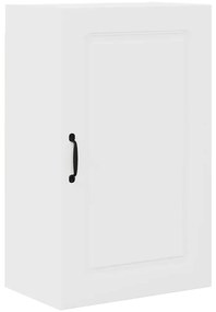 Fali konyhaszekrény Magas Fényű Fehér 50 x 31 x 80 cm Faanyag