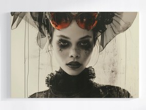 Poszter Portré Noir Art Deco Glamour Retro Nő 120x80