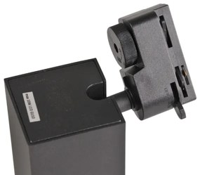 Spotlámpa sínrendszerhez SQUARE 1xGU10/10W/230V fekete