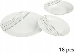 Lines étkészlet 18 részes, fehér