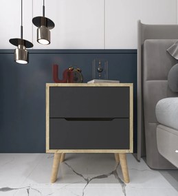 Flora - Sapphire Oak, Anthracite