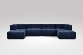 6 Teiliges Modulares Sofa – Blau