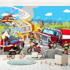 Fotótapéta - Tűzoltók (152,5x104 cm)