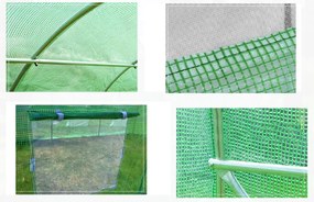 Kerti fóliaház/fóliasátor 2x4,5 m UV szűrővel PREMIUM