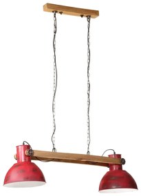 kopott piros fali lámpa 25 W 85x28x109 cm E27