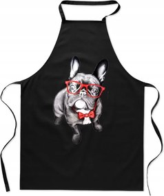 Konyhai Kötény Francia Bulldog Szemüveggel Édes Ajándék