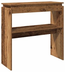 szürke sonoma szerelt fa tálalóasztal 80 x 30 x 80 cm