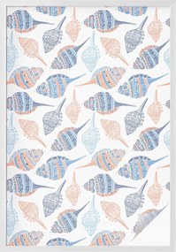 Tejfólia Ablaküvegekhez Öntapadós Adatvédelem Tengeri kagylók 100x146