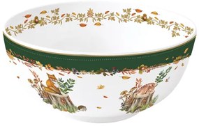 Forest Dream őszi porcelán konyhai nagy tál 23 cm