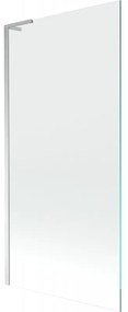 Mexen Next L, 1 szĂĄrnyas kĂĄdparavĂĄn 90 x 150 cm, 6mm ĂĄtlĂĄtszĂł ĂŒveg, krĂłm profil, 895-090-000-03-00-01