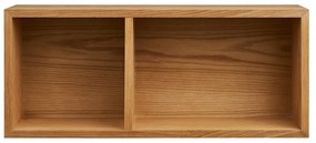 Natúr színű többszintes fali polc tölgyfa dekorral 71 cm Oshawa – House Nordic