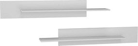 2 db-os polc szett 100 cm Point fehér – elegáns akasztós polcok