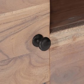 tömör akácfa TV-szekrény 118 x 30 x 40 cm