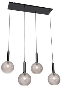 Design lógólámpa fekete füstüveggel 4-lámpás - Chico