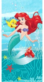 Disney Hercegnők, Ariel Friends Fürdőlepedő, Strand Törölköző 70x140cm