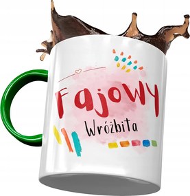 Zöld Bögre Jósnőnek Cool Jósnő Ajándék Nyomtatott Fotóval