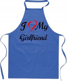 Konyhai kötény I Love My Girlfriend Szeretem a barátnőmet Valentin nap