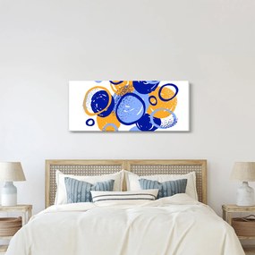 Kép - Világos motívum körökkel (120x50 cm)
