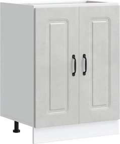 vidaXL Mosogató aljzat szekrény Kalmar betonszürke 60x46x81,5 cm