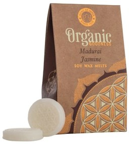 Organikus olvadó viasz Flower of Life érmékben, Madurai Jasmine