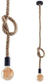 LED Csillár zsinóron ROPE 1xE27/8W/230V
