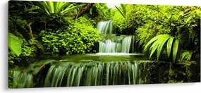 Kép - Indonéziai vízesések (120x50 cm)