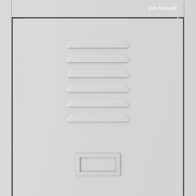 Fém BHP munkaszekrény szürke: KACPER 1 Plus