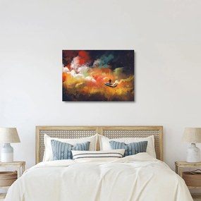 Kép - Az űrben úszó ember (üvegen) (70x50 cm)