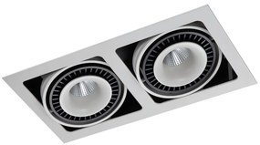 Italux ALESSO GL7116-2/36W WH+BL Beépíthető spotlámpa 2x36W/LED 2770LM IP20