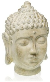 Dekoratív Buddha fej Figura