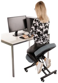 Ergonomikus irodai fotel Kilo (világosszürke + fekete). 1016262