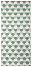 Zöld-türkiz kültéri-beltéri futószőnyeg 70x160 cm Dana Army – Pappelina